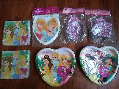 Vintage Disney Princess Barbie Party Express Plate Napkin Lot Hallmark Birthday • $28.79