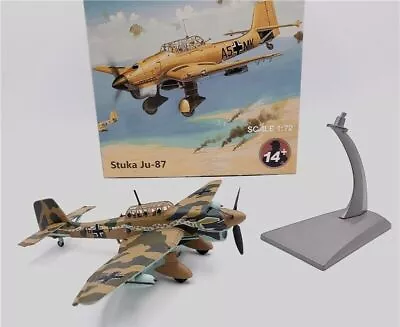 WLTK German Junkers Stuka Ju-87B Dive Bomber 1/72 Diecast Model Brown Ver. InBox • $28.80