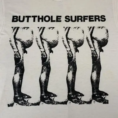 New Butthole Surfers Vintage T-Shirt Heavy Cotton White All Size Unisex • $22.40