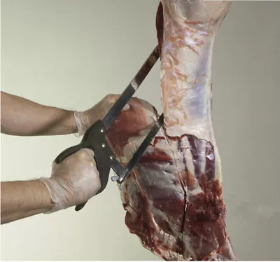 22inch Butcher Saw Hand Meat Processing Saw Cut Through Bone&Meat Kitchen Cutter • $49.99