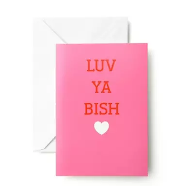 20 Blank Note Cards Pink Luv Ya Bish Bestie Friends BFF Set Pack • $7.99