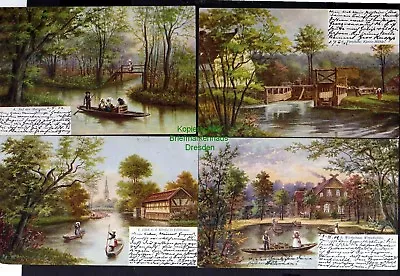 £12.67 • Buy 121671 7 Post Office Spreewald Wotshofska Barge Ride To Church 1902 Post Inn Zu Frö