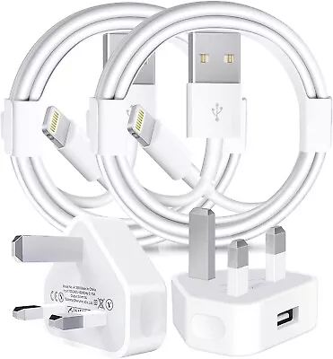 IPhone Charger Plug And Lightning Cable [Apple MFi Certified]  • £8.99