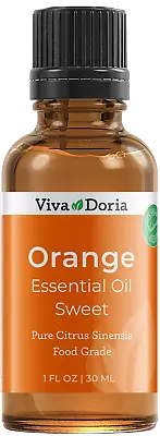 Viva Doria 100% Pure Sweet Orange Essential Oil Undiluted Food Grade 1 Fl Oz • $7.99