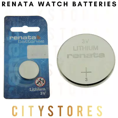 Renata CR2016 CR2025 CR2032 Lithium Watch Battery Key Fob Calculator Coin A1 • £2.49