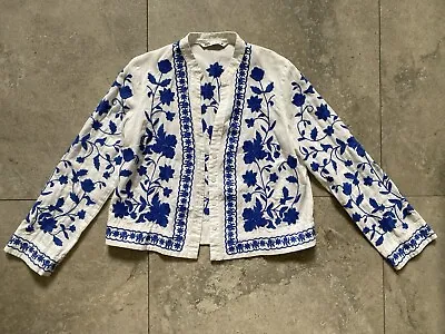 Zara Embroidered Jacket/Overshirt Size S • $40