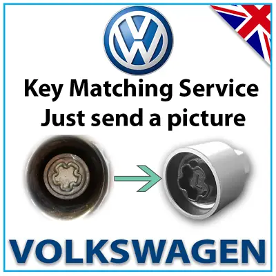 For VOLKSWAGEN VW Security Master Locking Lock Wheel Nut Key Bolt UK Matching • $31.10