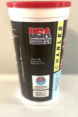 McDonalds Charles Barkley USA Olympic Basketball Dream Team Collector Cup W/ Lid • $9.95