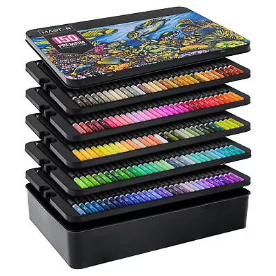 Master 150 Colored Pencil Mega Set Soft Core Premium Artist Quality Blend Layer • $39.99