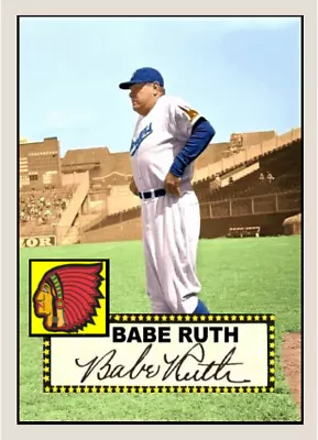 BABE RUTH 1952 BRAVES ACEOT ART CARD ## BUY 5 GET 1 FREE # Or 30% OFF 12 OR MORE • $4.99