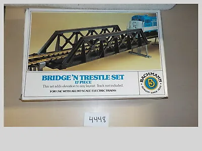 Bachmann 46-1225 HO Scale 17 Piece Bridge 'N Trestle Set • $18.99