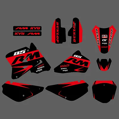 Graphics Kit For Suzuki RM 85 RM85 2005-2018 Decals Stickers • $46.99