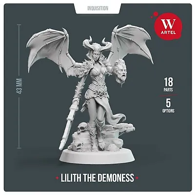 Lilith The Demoness -Artel W Chaos Daemonettes Drukhari Scourges Succubus • $19.99
