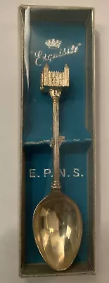 English EPNS Sheffield Silver Plate Spoon With Tower Of London New In Box • $12.99