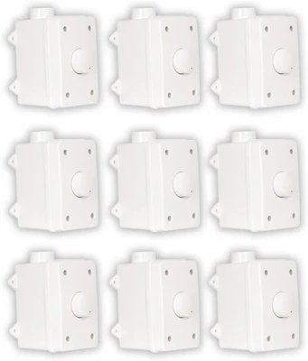 $429 • Buy OVCDW Outdoor Volume Controls White Weatherproof Dial 9 Control Set