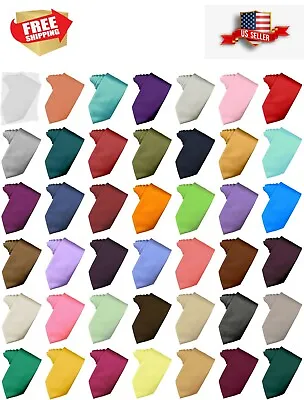 Men's Solid Satin Neck Tie 59  Long. 3.5  Wide • $7.49