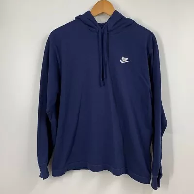Nike Sportswear Club Men's Jersey Cotton Pullover Hoodie Size L • $18.99