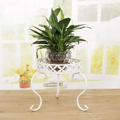 Metal Plant Stands For Flower Pot Heavy Duty Potted Stand Holder Indoor Outdoor • $13.77