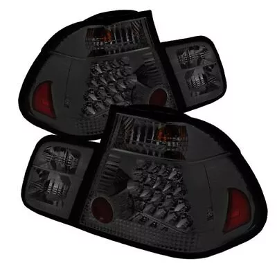 Spyder 5015068 Tail Lights Smke For BMW E46 3-Series 4Dr 2002-2005 NEW • $247.12