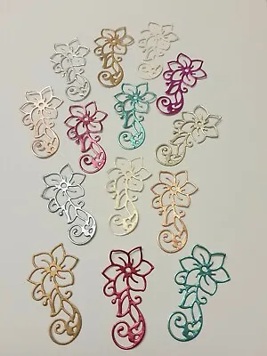 £1.99 • Buy 14 Flower Die Cut Shapes For Card Making,scrapbook, Toppers, Embellishments 