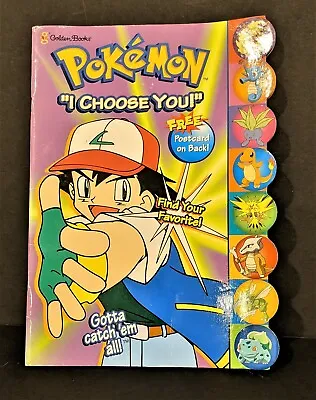 Pokemon I Choose You Activity Book Golden Books 2000 RARE!! • $7