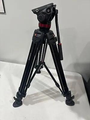 Manfrotto MVH502A Fluid Head And 546B Tripod System • $500