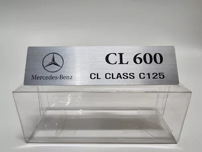 1/18 Mercedes-Benz E-Class CL-Class Metal Name Plaque For Minichamps Autoart • $7.50