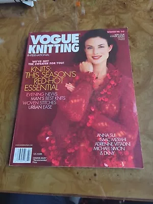Vogue Knitting International Magazine Winter 1998/1999  • $6