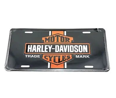 Harley Davidson Vintage Logo Licensed Aluminum Metal License Car Plate Tag • $12.95
