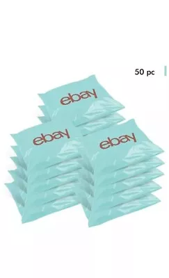 50x EBay Branded Packaging Self Seal Plastic Mailing Bags 345mm X 250mm X 40mm • £8.95