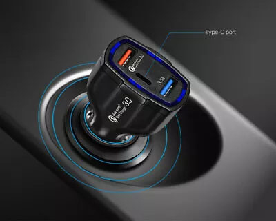 $16.78 • Buy USB Fast FAST Car Charger Adapter (35W / 12V-32V / 7A) For IPhone 11 11 Pro Max