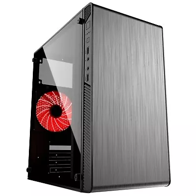 Ionz Kz18  M-atx Pc Gaming Value Case Black Tinted Window  120mm Fan Usb 3 /onu • £21.95