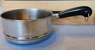 Vintage Revere Ware Stainless Steel Double Boiler Insert For 2qt & 3qt Sauce Pan • $17.24