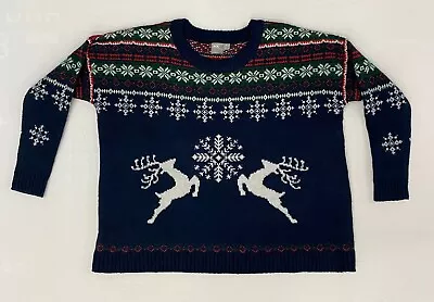 ASOS Christmas Jumper Size 14 Jacquard Knit Traditional Design • $20