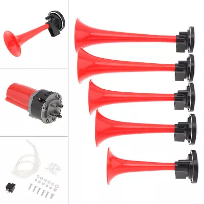 LOUD 5 TRUMPET DIXIE/DUKES OF HAZZARD MUSICAL AIR HORN KIT 12V 125dB Compressor • $49.95