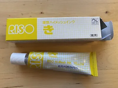 YELLOW - RISO Print Gocco HiMesh INK For Paper Screen Printer NEW In Box • $14