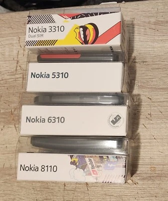 £34.99 • Buy NOKIA 2G 3310 5310 6310 8110 Unlocked Mobile Phone DUAL SIM BASIC PHONE BOXED