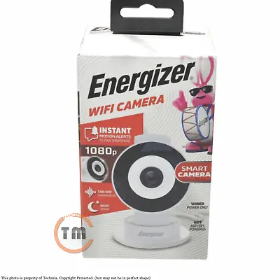 Energizer Smart Wi-Fi Indoor Security Camera 1080P HD Cloud/Micro-SD - White™ • $18.43