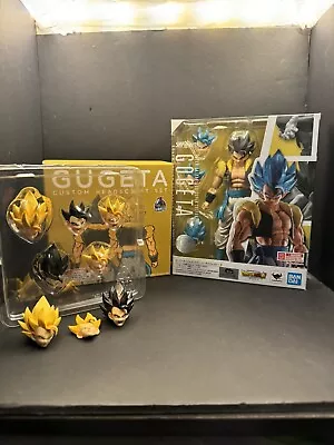 Dragon Ball S.H. Figuarts SSGSS Gogeta With Custom Headsculpts • $100