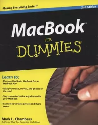 MacBook For Dummies By Chambers Mark L. Good Book • $3.74