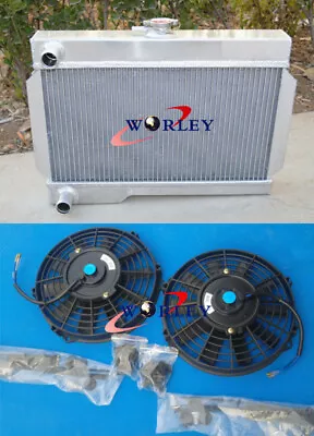 For Rover MG MGB GT MT NIB 3 Row Aluminum Radiator +Fan Manual • $160