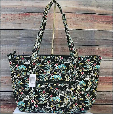 VERA BRADLEY Large Miller Tote Travel Work/School Bag 'Winter Palace' NWT • $46