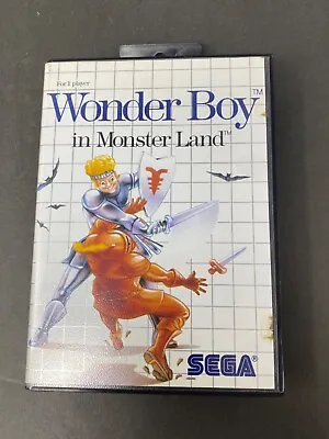 Wonder Boy In Monster Land (Sega Master System 1988) No Manual TESTED! • $25.95
