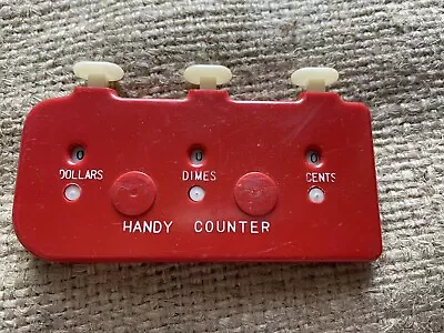 Vintage 1940s Handy Counter Shopping Calculator Dollar Dime Penny • $12.50