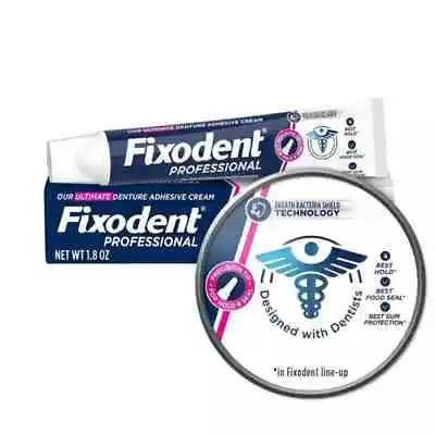 *4 PACK* Fixodent Professional Ultimate Denture Adhesive 1.8 Oz - New & Sealed • $19.99