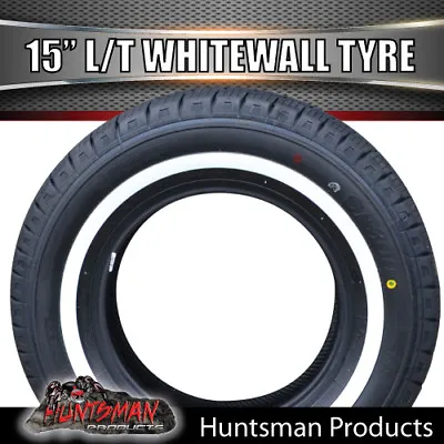 15  Whitewall 195r15c Comforser Tyre. 25mm Line 195 15 Commercial White Wall • $117