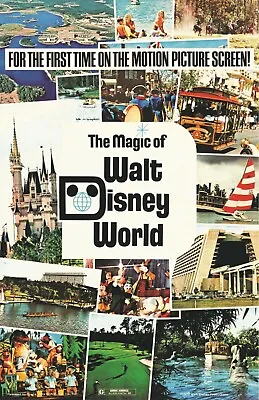 Magic Of Walt Disney World Theatrical Movie Poster Print 11x17 • $17.99