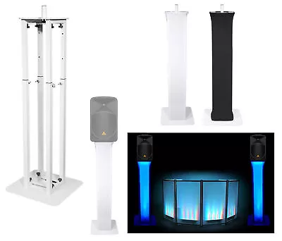 (1) Rockville White Adjustable Totem Speaker Stand For Behringer B215D • $199.95