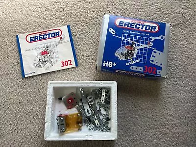 1993 Meccano Helicopter Metal Erector Construction Set Model #302 - Used • $4.99