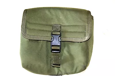 Tactical Tailor TT Gas Mask Pouch- OD Green With Black Malice Clips • $30